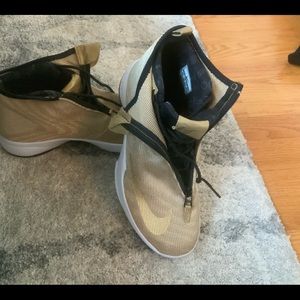 Nike Gold High Top Sneakers - Very lightly worn